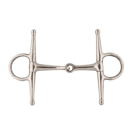 Jacks Imports Full Cheek Snaffle Bit 4-3/4" 10177-4-3/4
